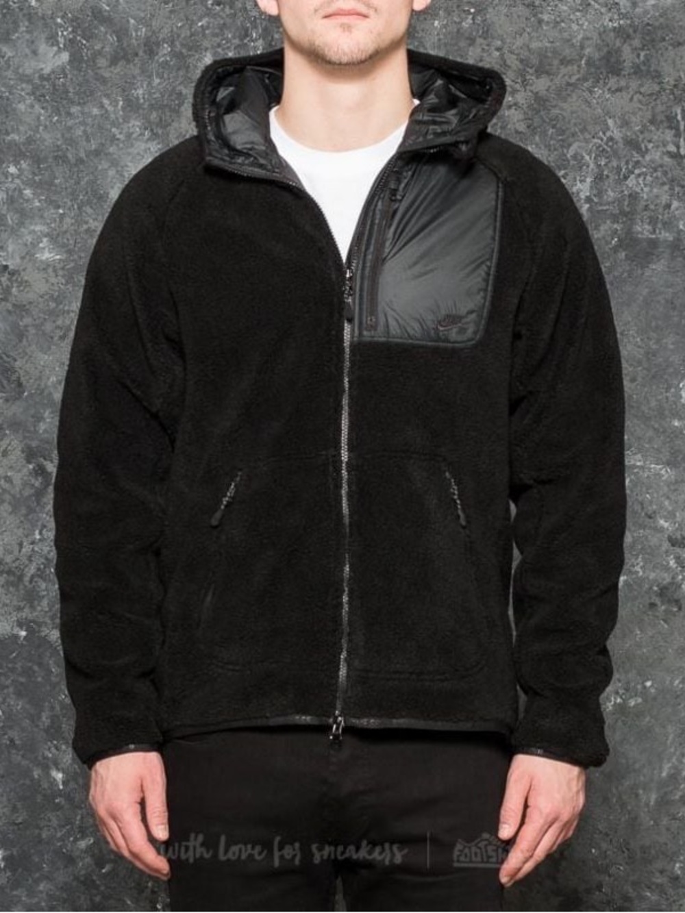 NIKE SB EVERET HOODIE SHERPA JACKET